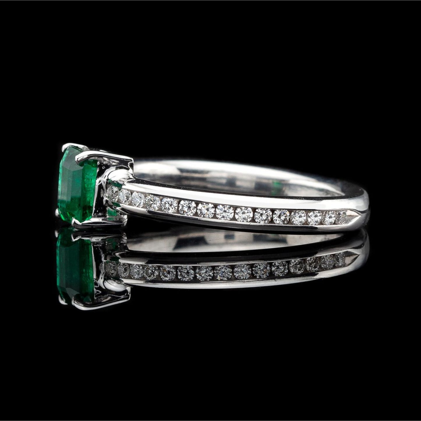 Anillos de compromiso clásicos con esmeralda natural para mujer, anillo minimalista con esmeralda delicada, anillo de bodas con esmeralda verde, anillo llamativo de aniversario