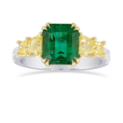 Victorian Antique Emerald Engagement Ring, Vintage Emerald Gold Ring, Natural Emerald and Diamond Wedding Ring Halo Emerald Statement Ring